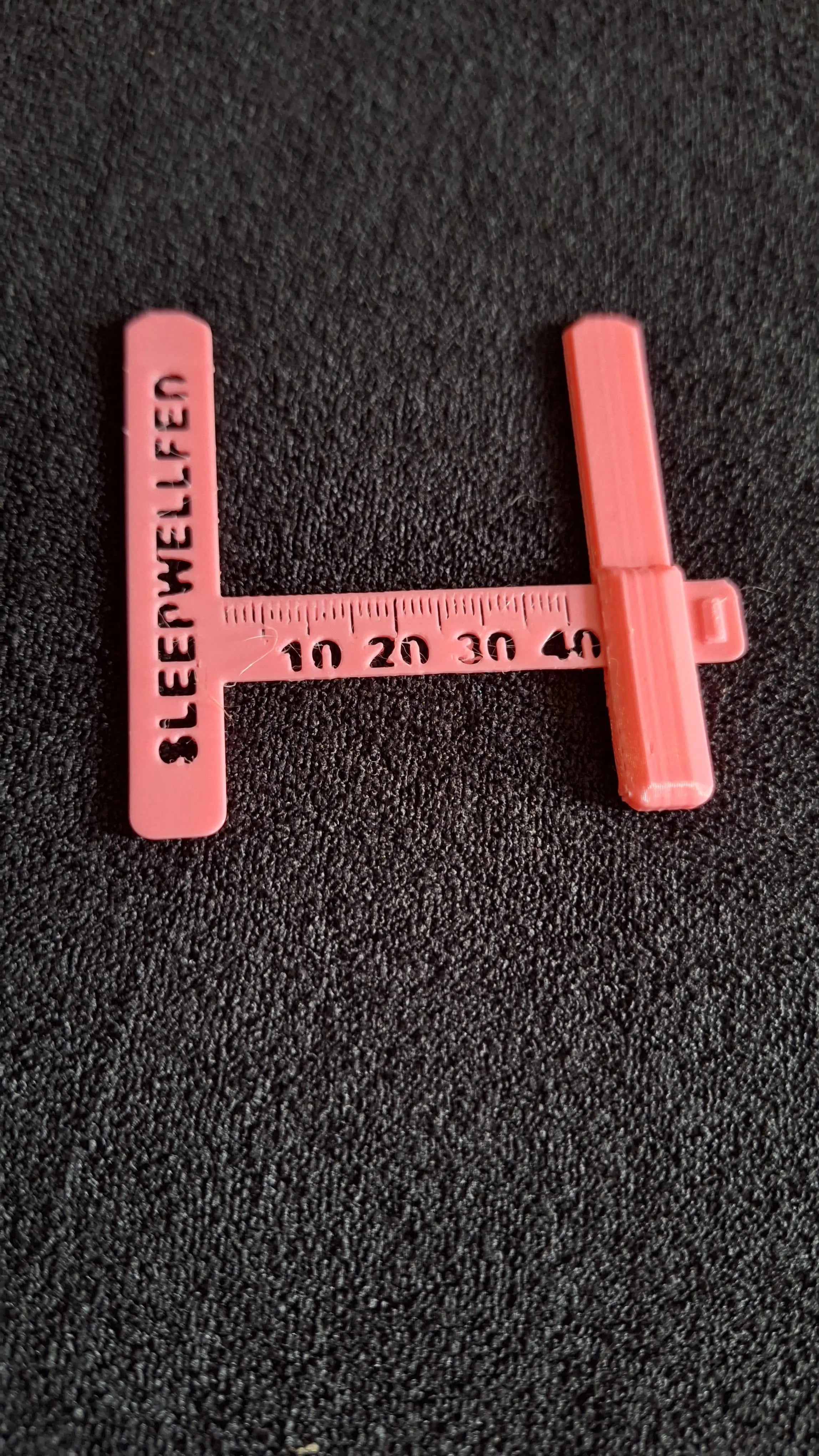 Sleepwellfed measuring strip